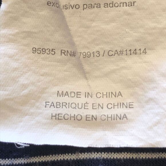 Two Hearts Maternity Navy Stripe V-Neck Tee Size Large - Picture 3 of 8